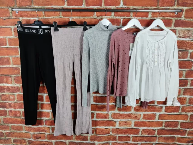 Girls Bundle Age 11-12 Years River Island Zara Etc Leggings Sweater Blouse 152Cm