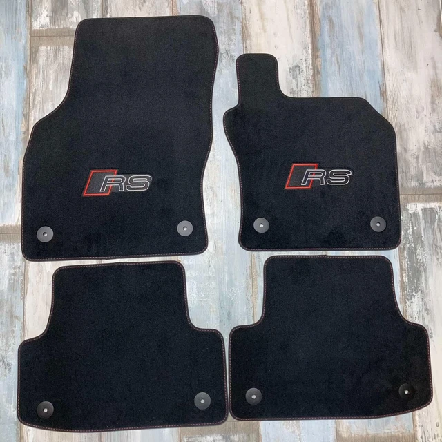 NEW GENUINE AUDI RS3 8V A3 S3 Floor Foot Mats Set 8Y2863011D (Red