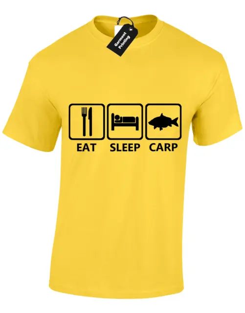 Maglietta Eat Sleep Carp Bambini Bambini Top Pesca Pesca Pesca Pescatore Idea Regalo 4
