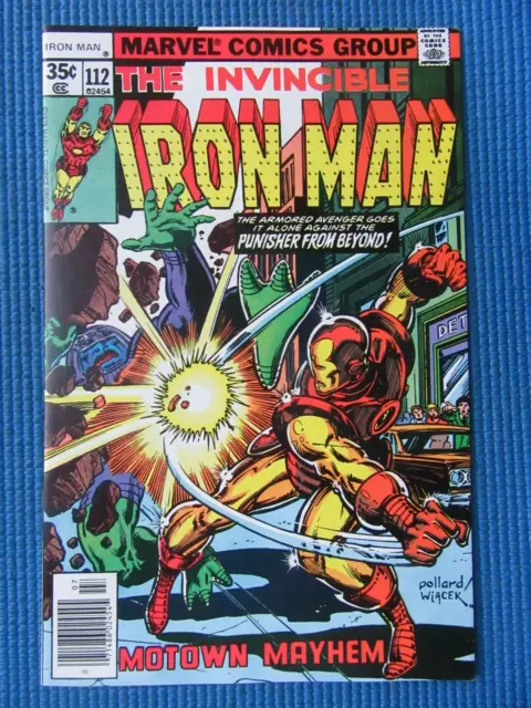 Invincible Iron Man # 112 - (Nm/Nm+) -The Punisher From Beyond-Motown Mayhem