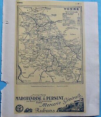 France Ardennes & Ariège Atlas du Bottin 1946 Carte ancienne Géographie Dép 