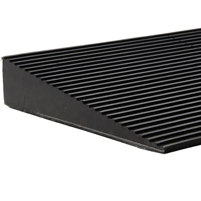 Rubberized Mobile Ramp CAR DRIVEWAY CURB Ramp - Heavy Duty Rubber Door Ramp Wheelchair Mobile ...