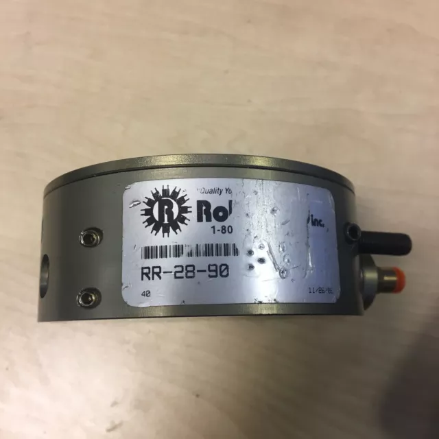 Robohand RR-28-90 Pnuematic Rotary Actuators RR28, 1-800-ROBOHAND, RR2890