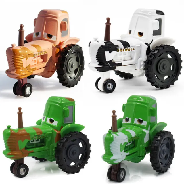 Disney Pixar Cars Gift Cow Tractor Frank Bulldozer Model Car Diecast Toy 1:55