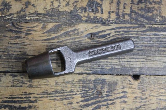 Vintage Kraeuter 1" Wad/Leather Punch - USA