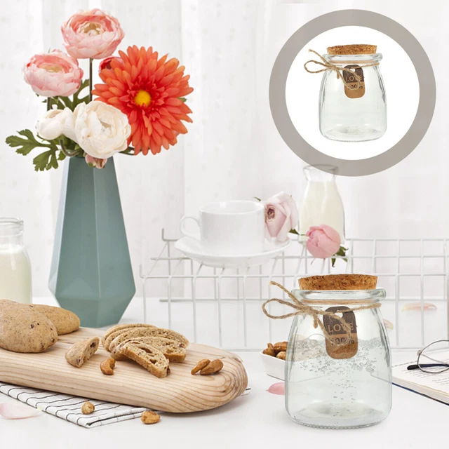 10 Juegos Botellas Farmacéutico Vidrio Botella Decorable Forma Vela Jalea