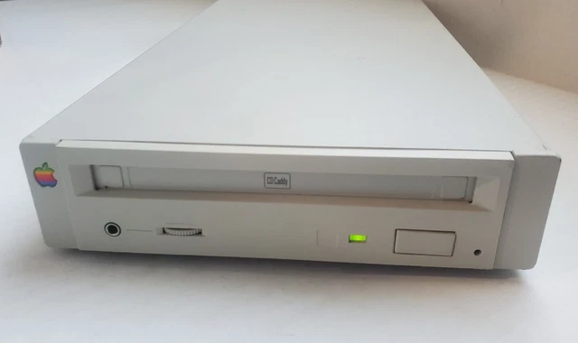 Vintage Mac Apple CD 150 SCSI Caddy CD External Drive M3022 With Cables! WORKING Vintage Mac Apple CD 150 SCSI Caddy CD External Drive M3022 With Cables! WORKING
