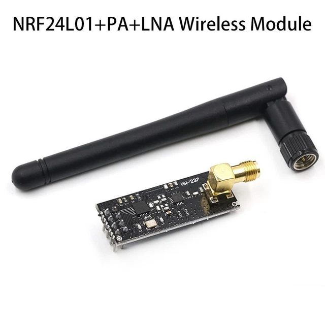 2.4GHZ WIRELESS MODULE Antenna Board Data Transmission NRF24L01+PA+LNA