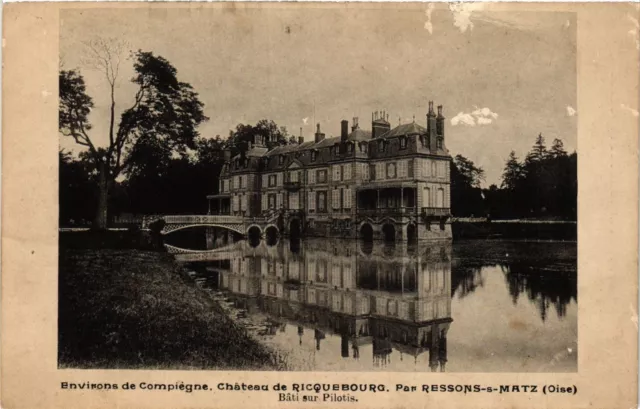 CPA AK Env. de COMPIEGNE - Chateau de RICQEUBOURG. Par RESSONS s MATZ (423911)