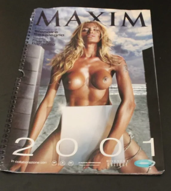 Calendario Maxim Elenoire Casalegno 2001