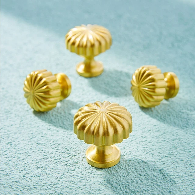 Solid Brass Knob Cabinet Door Knob Handle Pull Dresse Drawer Knobs Pull Handles