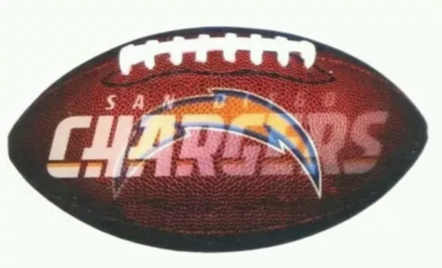 San Diego Chargers 3D Football Magnet 6"x3.5" NFL