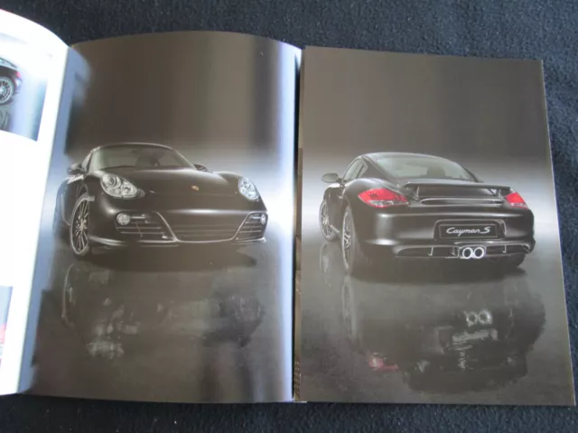 2009 Porsche Cayman & Cayman S EXCLUSIVE Brochure Special Order Detailed Catalog 2