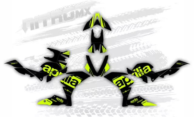 Grafik Set passend Aprilia RSV4 2009 2010 2011 2012 2013 2014 2015 FLUO/NEON