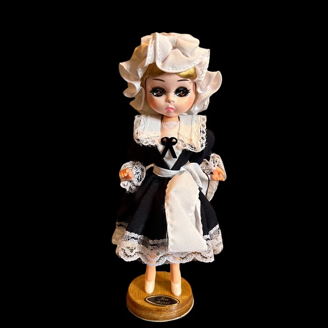 Collector’s Dolls By Bradley Miss August Certificate Of  Authenticity Big Eyes