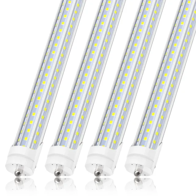 T8 8FT LED Shop Light Bulbs 45W 72W FA8 Single Pin 120W 8 Foot LED Tube Lights 2