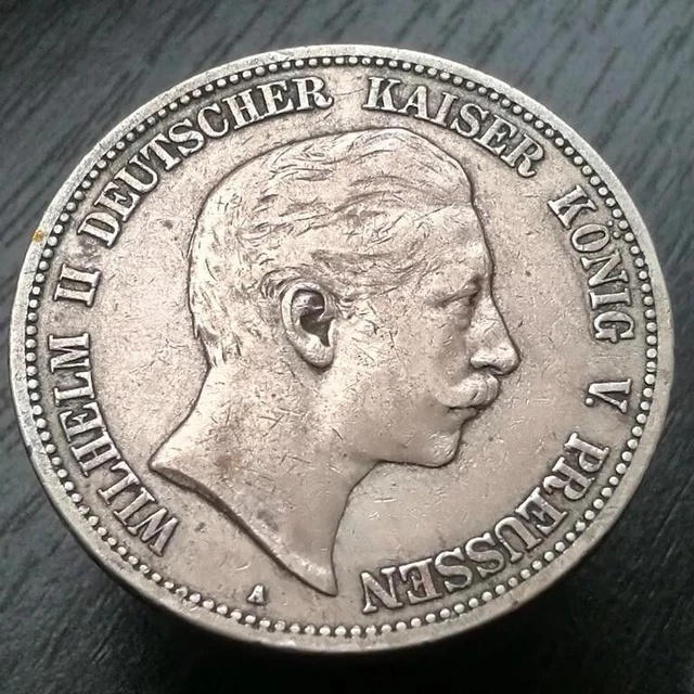 5 MARK 1876 Deutsches Reich Wilhelm Kaiser König v. Preussen