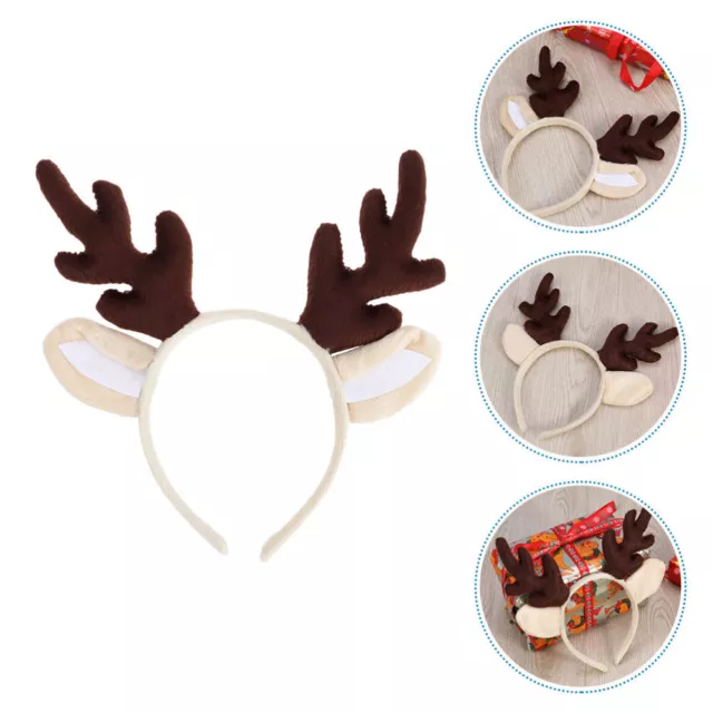 Antler Headband Reindeer Antlers Halloween Christmas Girls -MJ