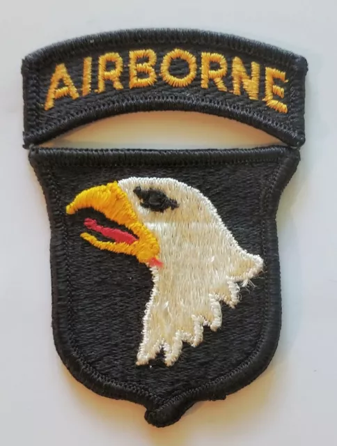 Us Army 101St Airborne Division With Airborne Tab Patch - Us Gov't Issue Usgi!