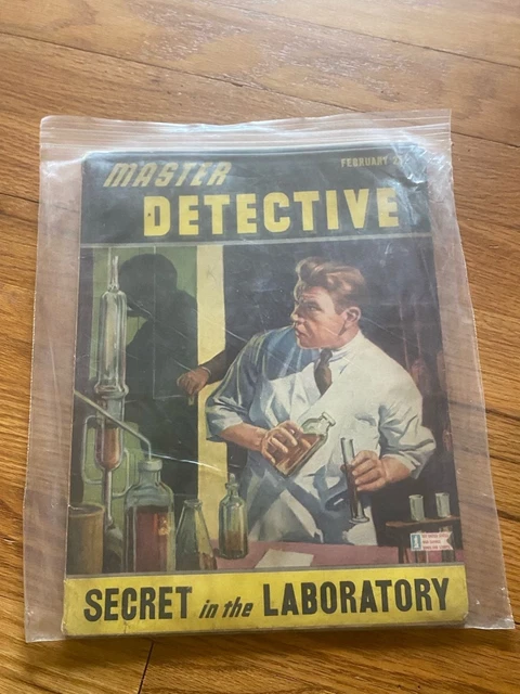 MASTER DETECTIVE MAGAZINE February 1943 - Secret in the Laboratory £59. ...