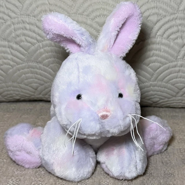 GANZ WEBKINZ HM134 Sherbet Bunny Rabbit 8” Plush EUC Stuffed