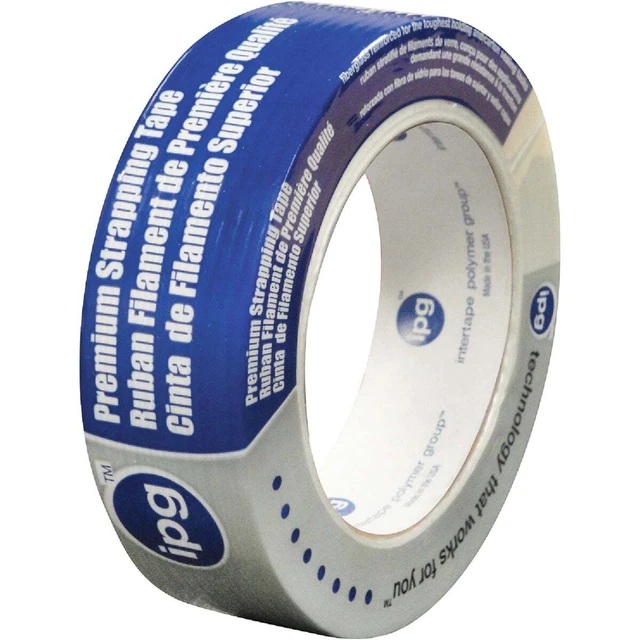 IPG 1-1/2 In. W. x 60 Yd. L. Fiberglass Reinforced Strapping Tape 9717 Pack of
