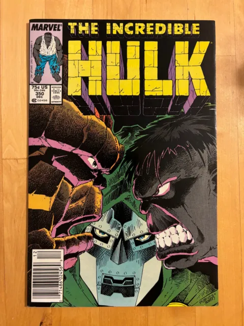 Incredible Hulk #350 - DR. DOOM appearence - Newsstand 1988 VF+/NM