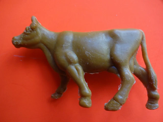 Decorazione natalizia statua presepe ""Mucca marrone chiaro