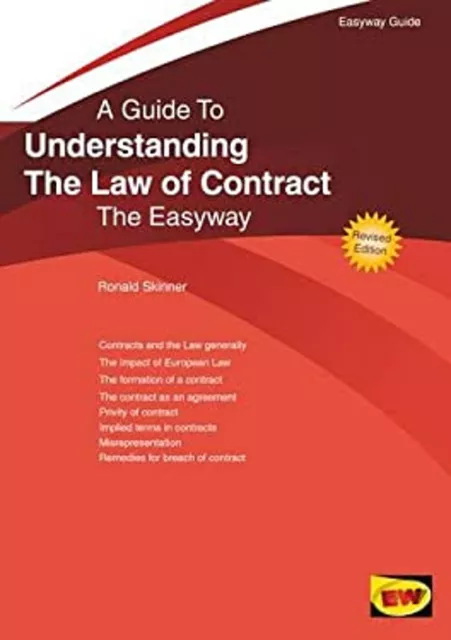 Understanding the Law of Contract : The Easyway Paperback Ronald