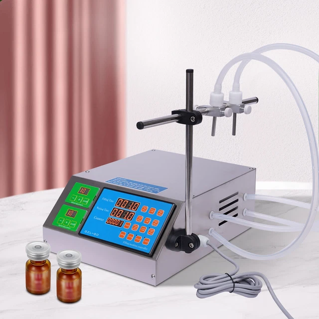 GZL-80 110V Automatic Liquid Filling Machine Semi Digital Control Bottle Filler