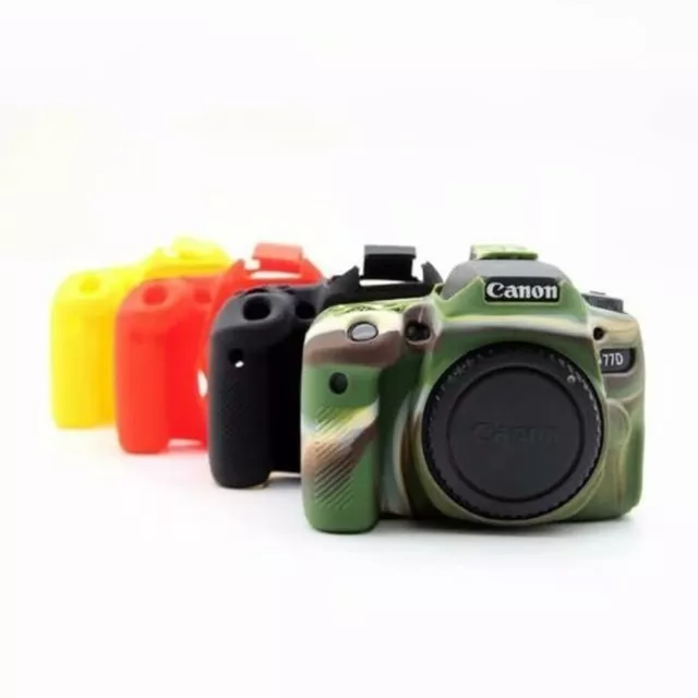 For can0n EOS 77D Camera Bag Soft Silicone Case Camera Protective Body Cover