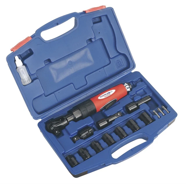 Sealey Air Ratchet Wrench Kit 1/2"Sq Drive GSA21KIT