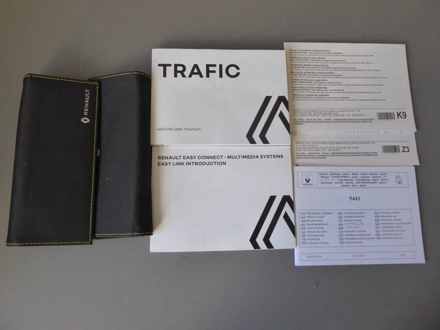Manual De Instrucciones En Alemán Para Renault Trafic (2022-2024) – Réplica Original