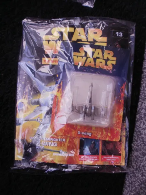 Star Wars The Official Figurine Collection No 13  X-WING STILL IN  BAG MINT