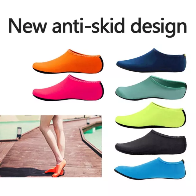 Women Men Water Shoes Aqua Socks Diving Socks Wetsuit Non-slip Swim Beach Sea `