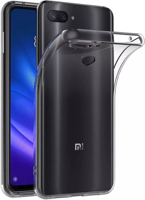 Funda Xiaomi Mi 8 Lite (4G) Carcasa Gel TPU Silicona PTG TR + Protector Pantalla