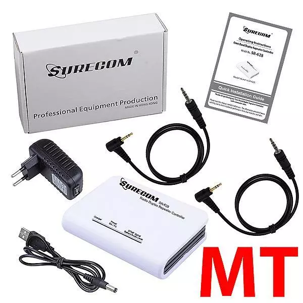 SURECOM SR-628 cross band Duplex Repeater Controller w/ cable Motorola Talkabout