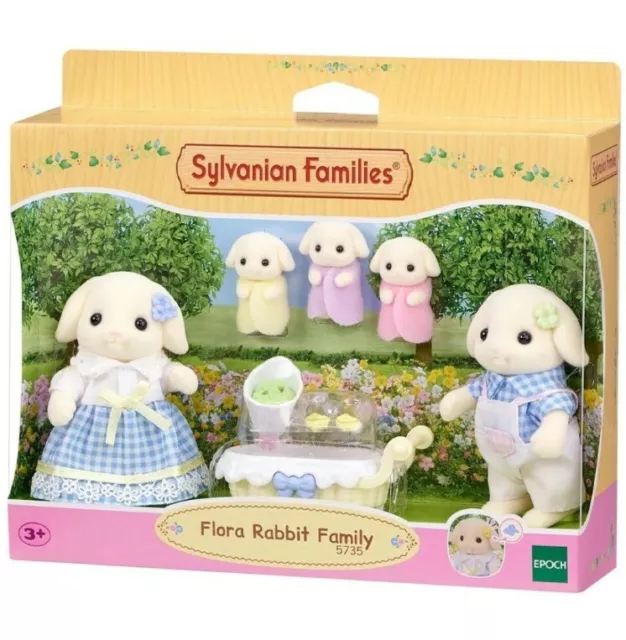 Sylvanian Families Flora Rabbit Family 5735
