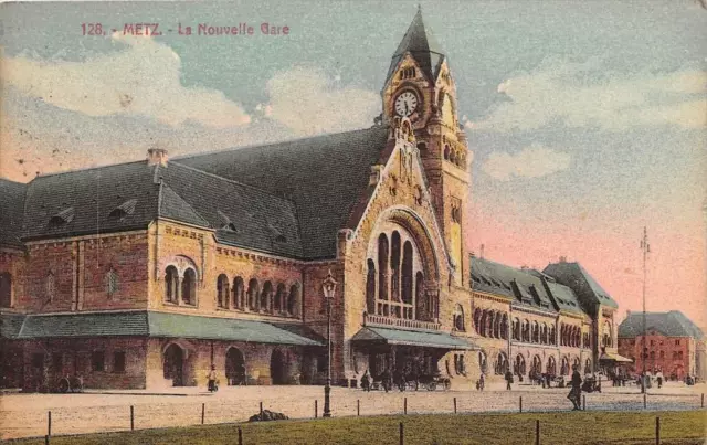 Cpa 57 Metz La New Gare