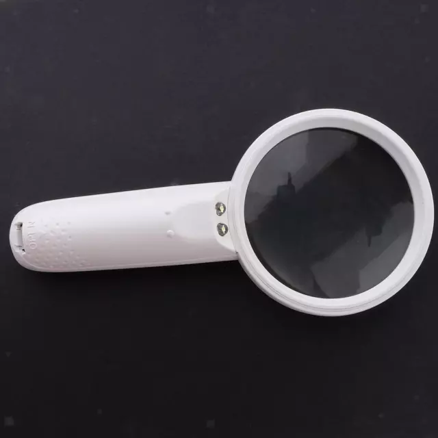 Handheld Magnifying Glass Reading AAA Battery Powered