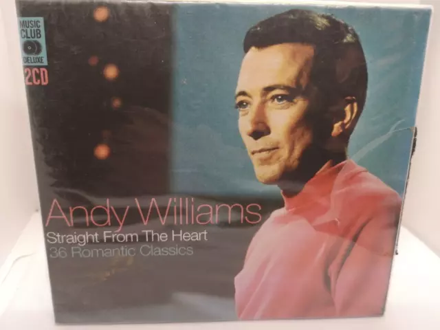 Andy Williams - Straight From The Heart 36 Classics (2CD) NEW Sealed ☆ FREEPOST