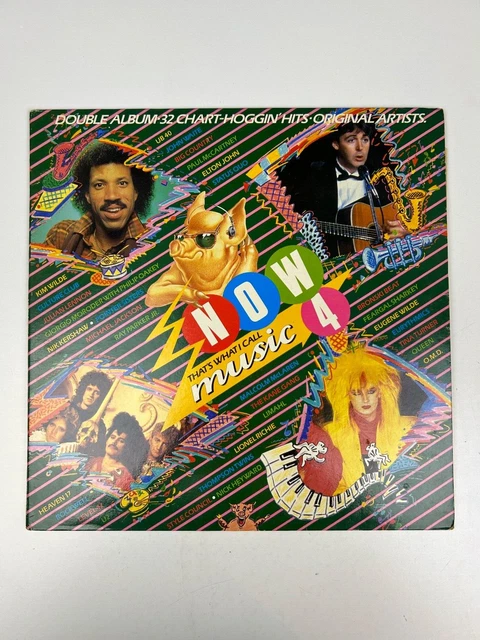 NOW THAT'S WHAT I Call Music 4 Vinyl Double UK LP Album 1984 EMI NOW4 ...