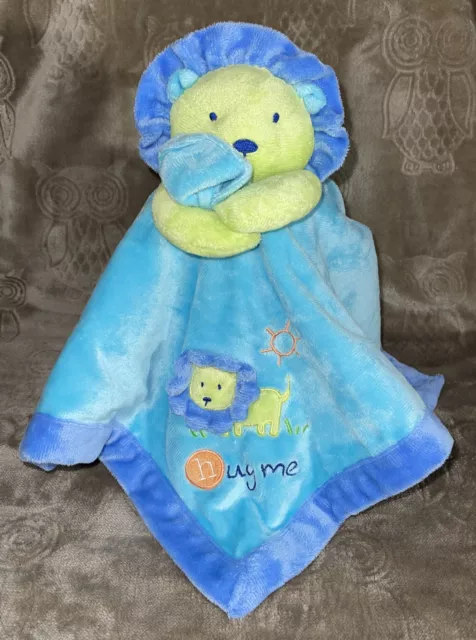 Manta de seguridad bebé bebé Just One Year Carter's 16'x 17' Hug Me verde león usado en excelente condición