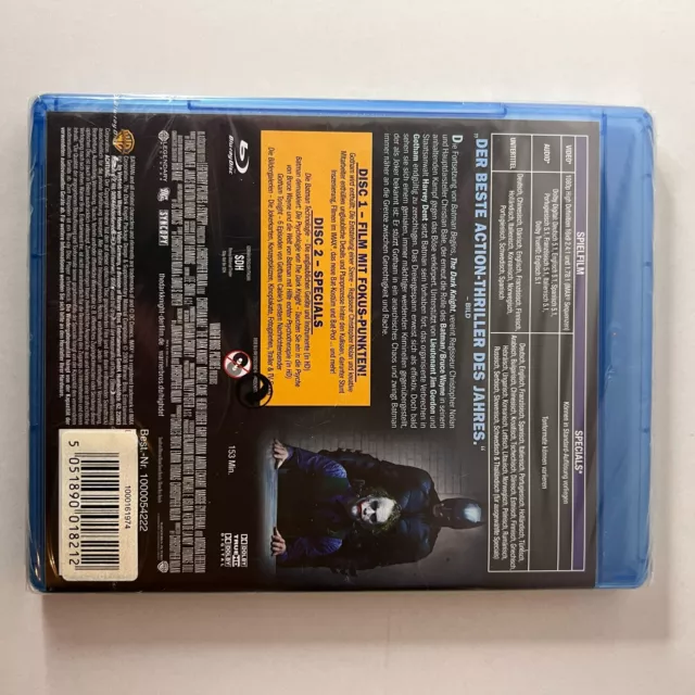 Batman The dark night Blu Ray Bluray Film Marvel DC Action Film DVD NEU 2