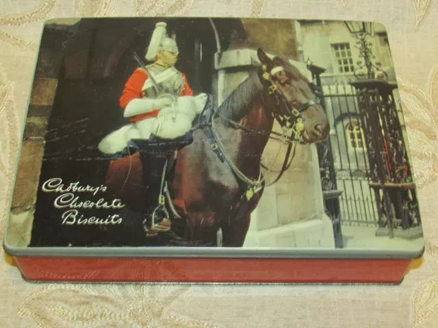 Vintage Cadbury's Chocolate Biscuits " Royal Horse " Tin