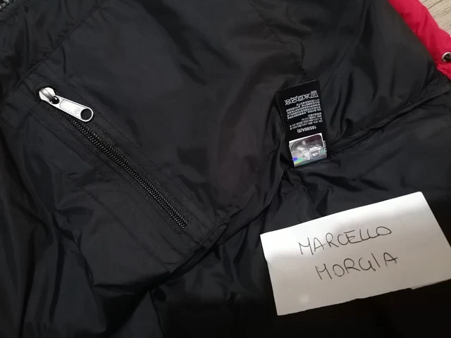 Giubbotto Piumino uomo donna the north face Nuptse 700 ROSSO TAGLIA S 9