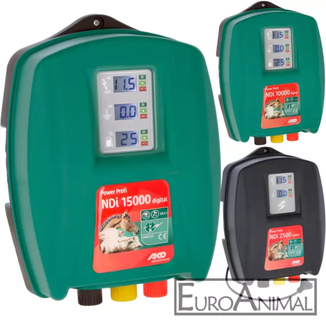 Weidezaungerät Elektrozaungerät AKO Power Station BD Digital 9V/max