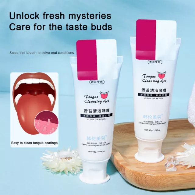 Tongue Tounge Cleaner Cleansing Gel For Tounge Scraper Dental Hygiene Oral Mouth