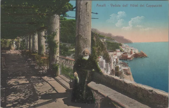 Postcard Veduta dall Hotel del Cappuccini Amalfi Italy