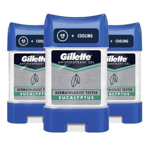 Gillette Eucalipto Gel Desodorante Enfriamiento Antitranspirante Hidratante De 3
